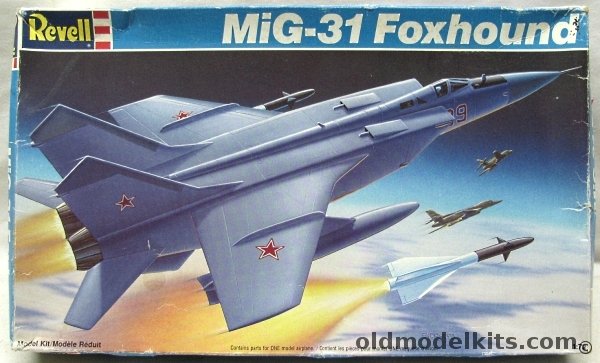 Revell 1/72 Mig-31 Foxhound Interceptor, 4349 plastic model kit